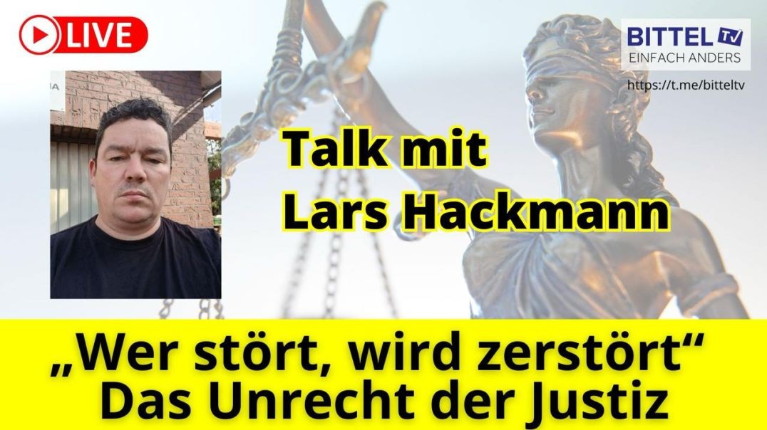 ⁣Das Unrecht der Justiz - Talk mit Lars Hackmann  22.09.2024