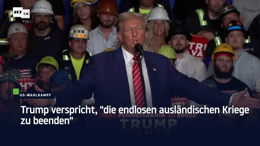 ⁣⁣Trump verspricht Kriegsende - Kretschmer entsetzt