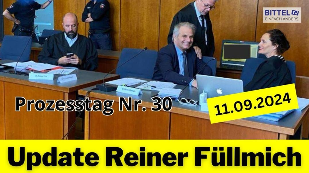 ⁣Reiner Fuellmich - Update - Prozesstag Nr. 30 - Teil 1 - 11.09.2024