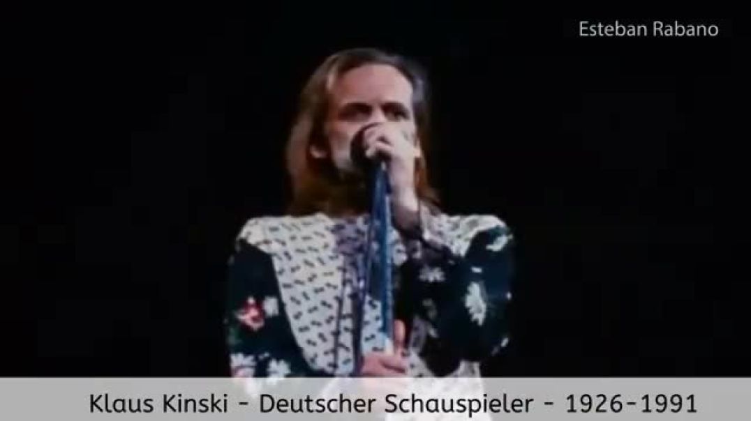 ⁣Klaus Kinski_An die vielen Mitläufer (Täter)