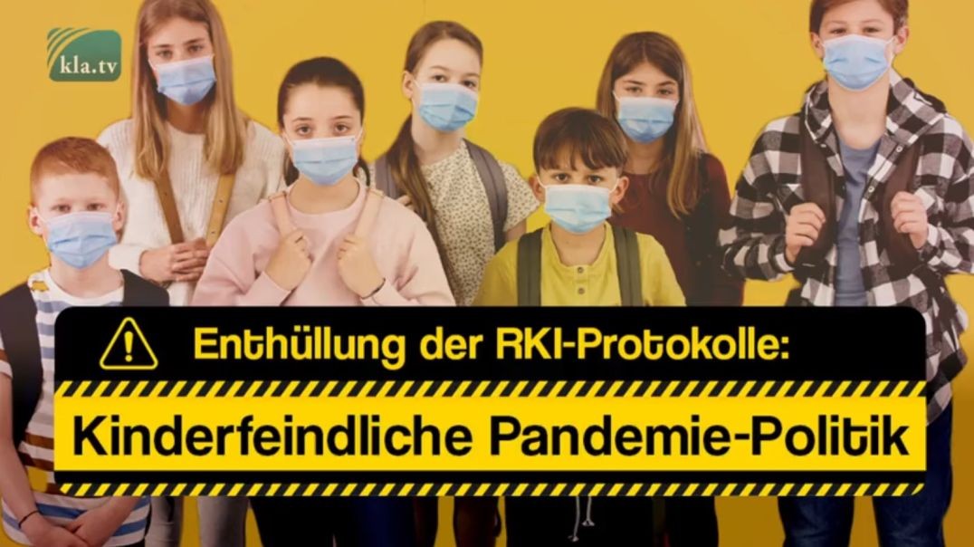 ⁣RKI-Protokolle offenbaren kinderfeindliche Pandemie-Politik!