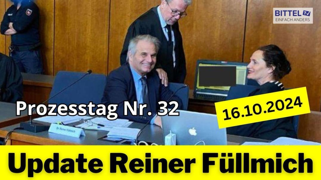 ⁣Update Reiner Fuellmich - Prozesstag Nr. 32 - Teil 1 - 16.10.2024