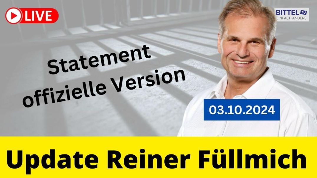 ⁣Update Reiner Fuellmich - Statement - 03.10.2024