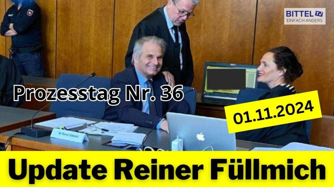 ⁣Update Reiner Fuellmich - Prozesstag Nr. 36 - 01.11.2024