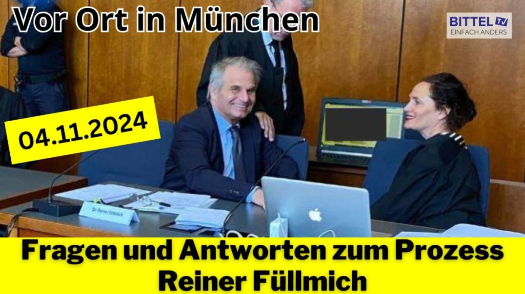 ⁣Update Reiner Fuellmich - Event in München - 04.11.2024