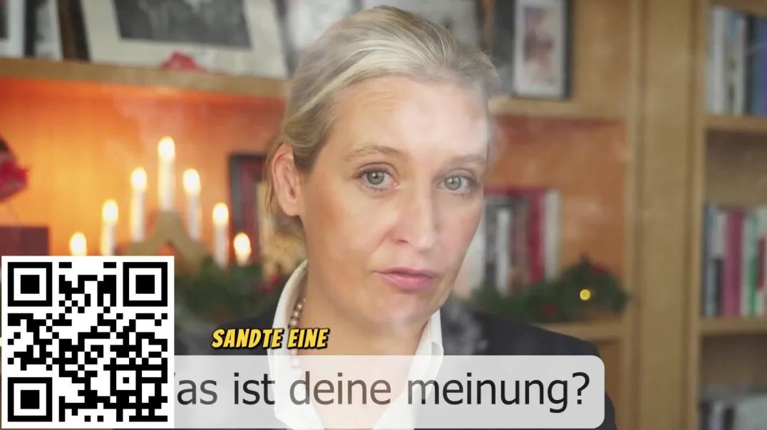 ES SPRICHT ALICE WEIDEL ABRISS VOR WEIHNACHTEN AFD EKLAT JAGT 2