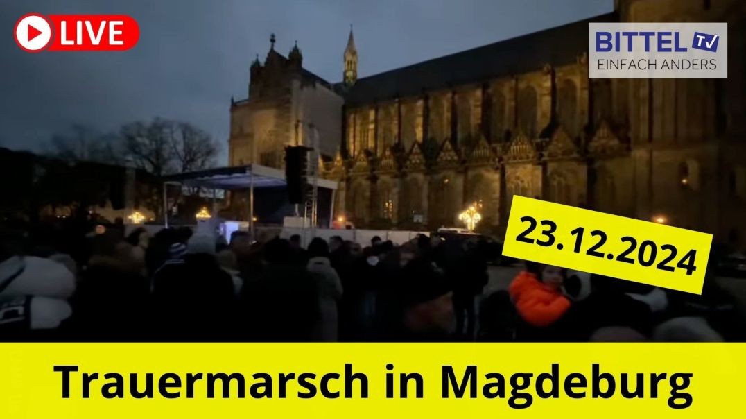 ⁣Trauermarsch in Magdeburg - 23.12.2024