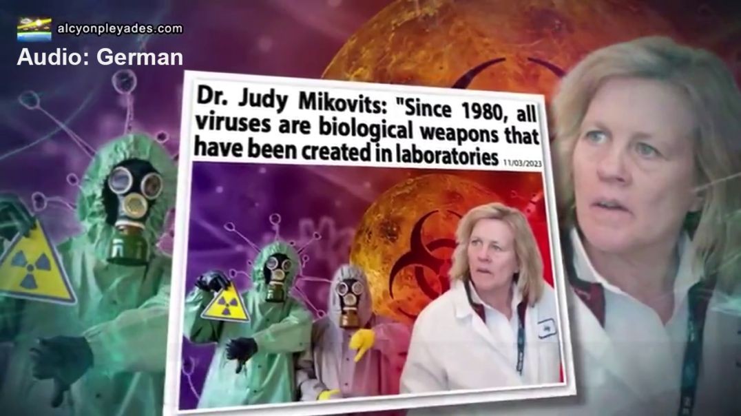 ⁣Dr. Judy Mikovits - Seit 1980 sind alle Viren in Laboren hergestellte Biowaffen