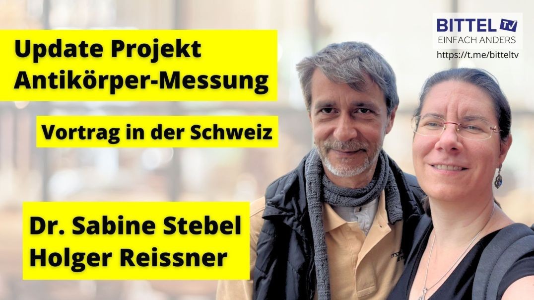 ⁣Update Projekt Antikörper-Messung - Dr. Sabine Stebel & Holger Reissner - 16.01.2025