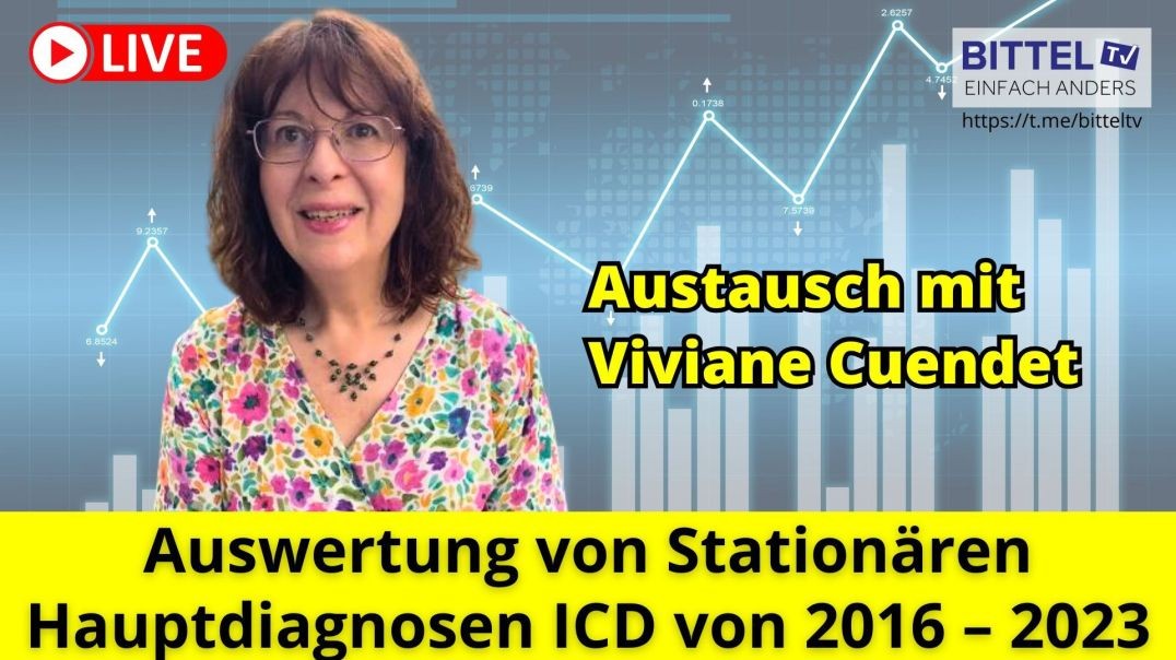 ⁣Auswertung von stationären Hauptdiagnosen ICD von 2016 - 2023 - Viviane Cuendet - 21.01.2025