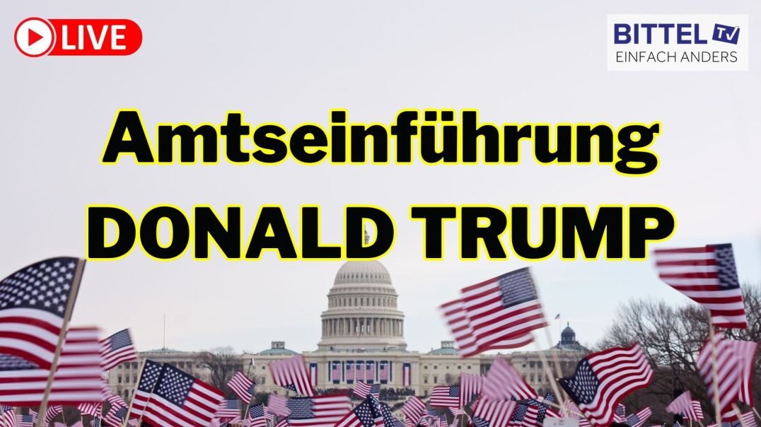 ⁣Amtseinführung - Donald Trump - 20.01.2025