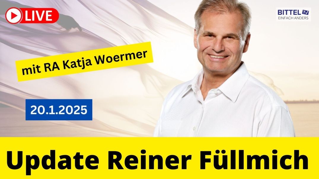 ⁣Update Reiner Fuellmich - mit RA Katja Woermer - 20.01.2025