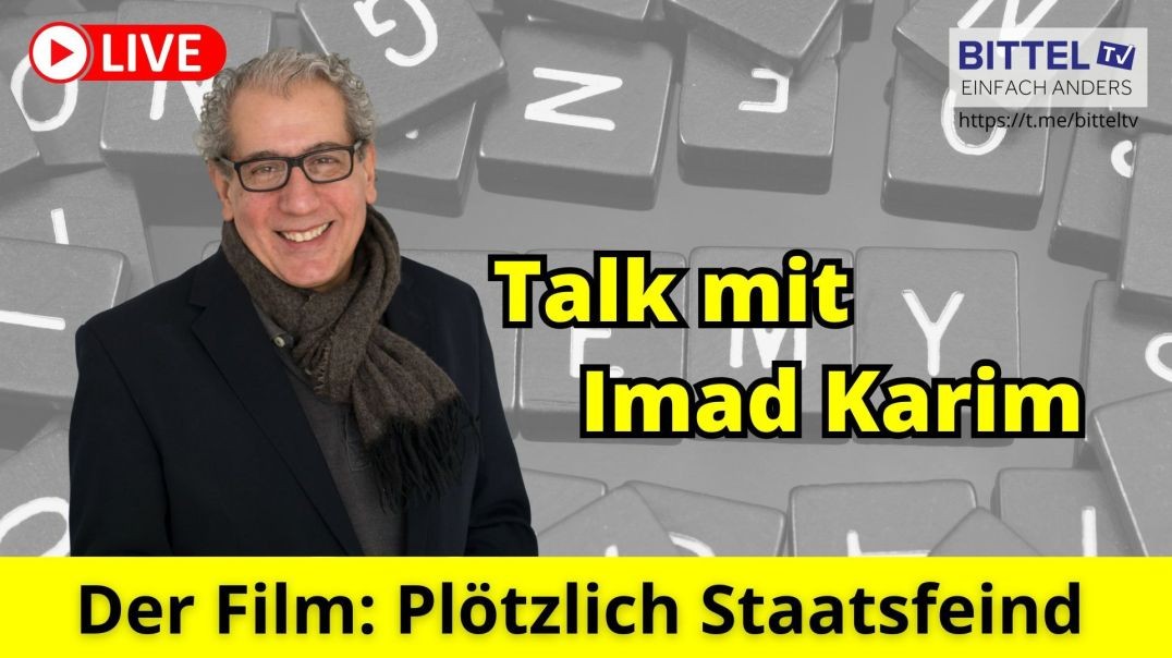 ⁣Der Film: Plötzlich Staatsfeind - Talk mit Imad Karim - 06.01.2025