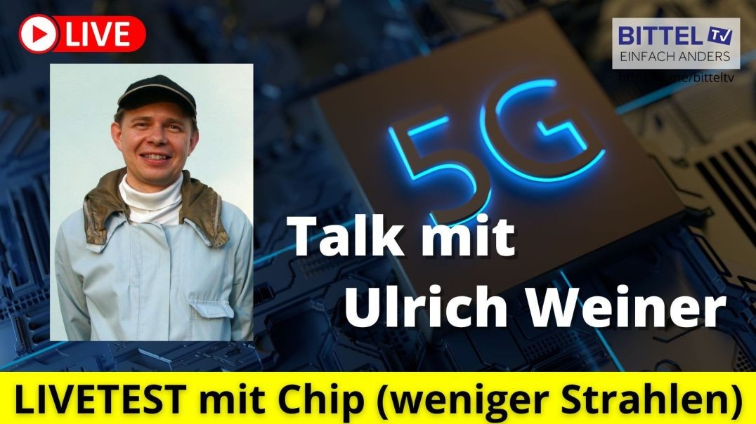 ⁣Talk mit Ulrich Weiner - LIVETEST mit Chip (weniger Strahlen!?) - 27.12.2024