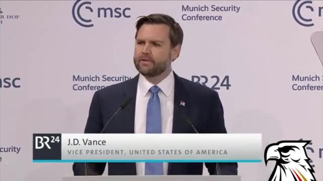 ⁣Rede des US-Vize JD Vance auf der Münchner Sicherheitskonferenz hier komplett au