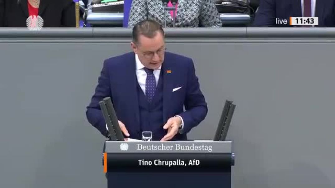 ⁣Tino Chrupalla rechnet mit 3 Jahren Ampel-Politik ab! - AfD-Fraktion im Bundesta