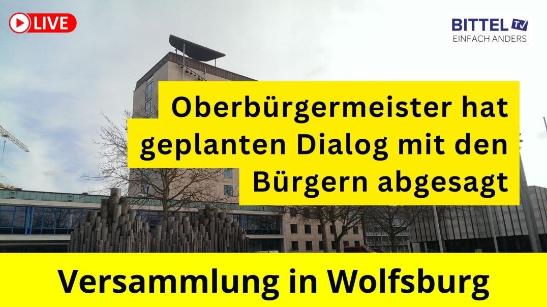 ⁣Versammlung in Wolfsburg - LIVE - Politik will nicht mit den Bürgern reden - 30.01.2025