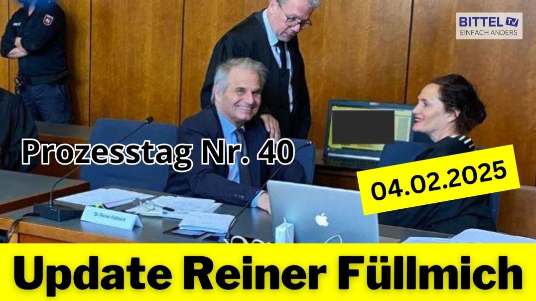 ⁣Update Reiner Fuellmich - Prozesstag Nr. 40 - 04.02.2025