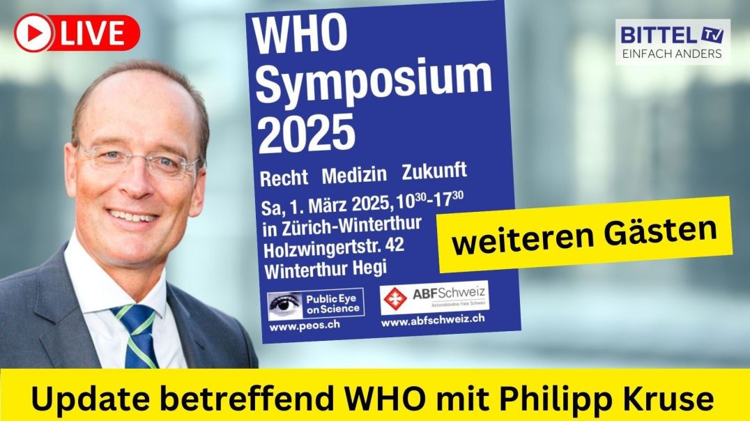 WHO Symposium 2025 mit Philipp Kruse und Gästen - 25.02.2025