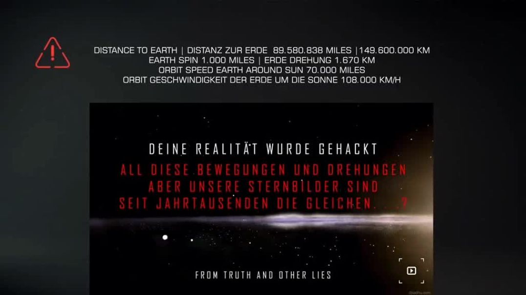 ⁣Mondkrater beweist, der Mond ist viel näher_Weltraum ist Fake