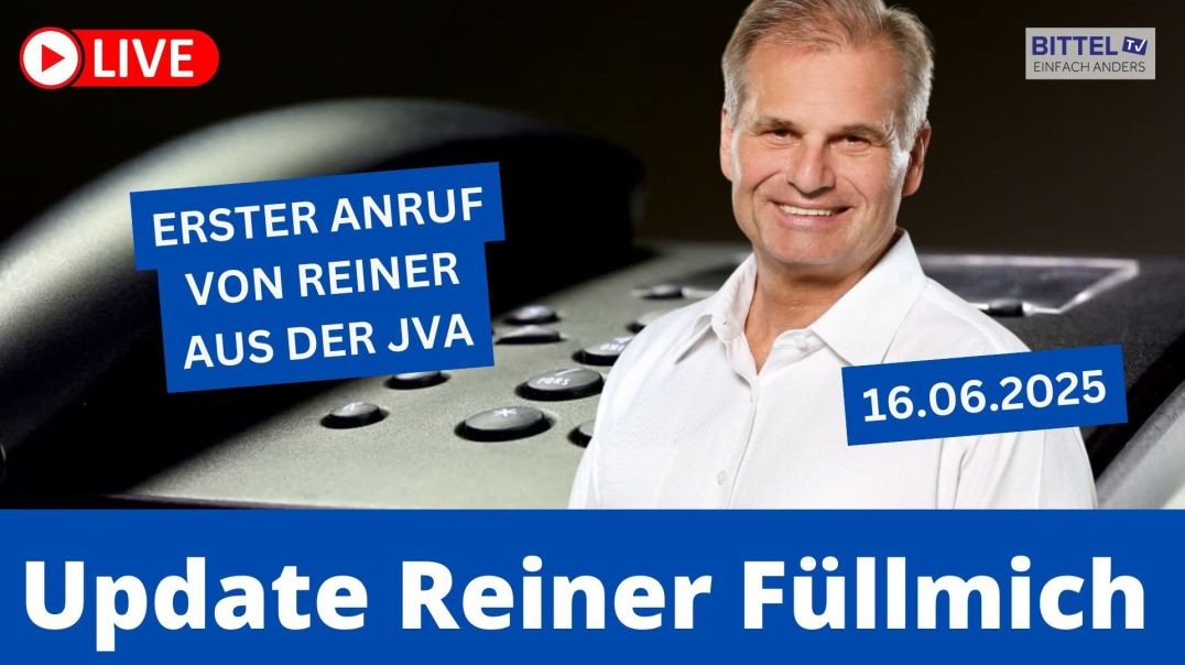 ⁣Update Reiner Fuellmich - 1. Anruf von Reiner aus der JVA - 16.06.2025