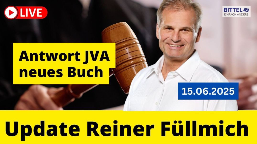⁣Update Reiner Fuellmich - Antwort JVA - Neues Buch - 15.06.2025