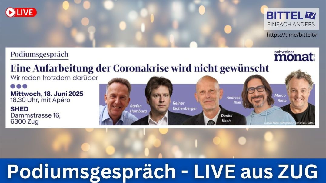 ⁣Podiumsgespräch in Zug - Teil 2 - 18.06.2025